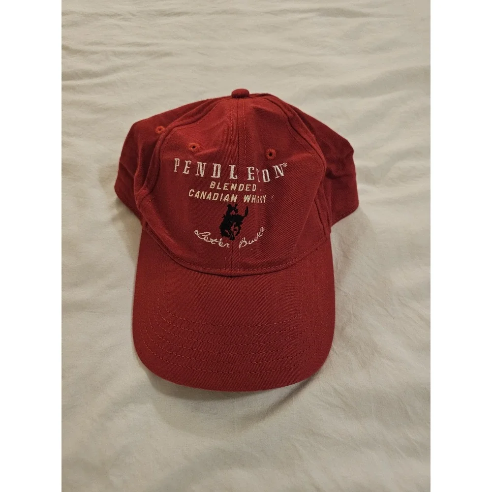 Pendleton Blended Canadian Whisky Logo Embroidered Hat‎ Cap Adjustable